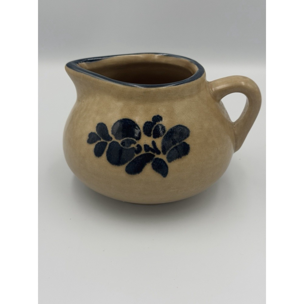 Pfaltzgraff Folk Art Vintage Stoneware Gravy Boat‎ Pitcher  #414Y - Picture 3 of 6